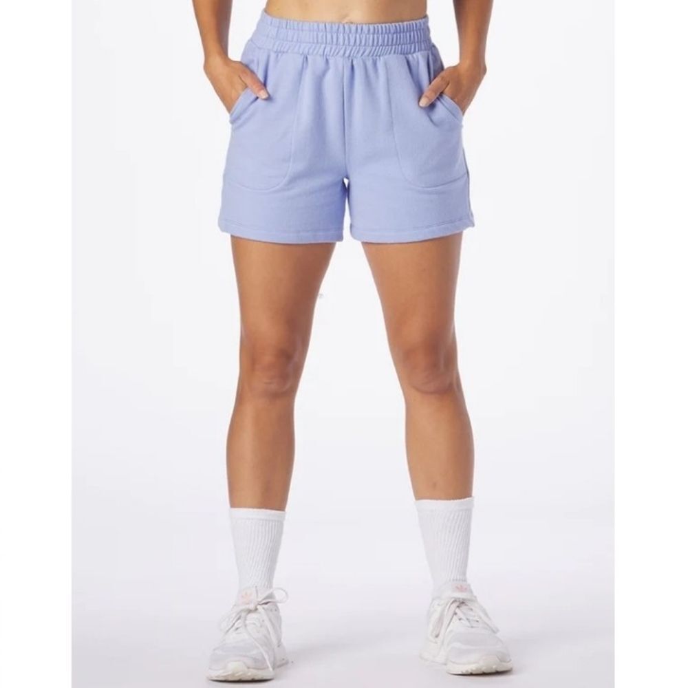 NEW Glyder Oversized Cotton Blend Shorts Lilac 2X - Picture 13 of 13